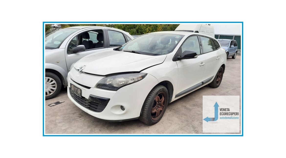 RENAULT MEGANE 3a Serie  del 2012 parti usate e ricambi