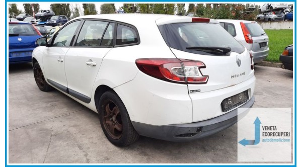 RENAULT MEGANE 3a Serie  del 2012 parti usate e ricambi