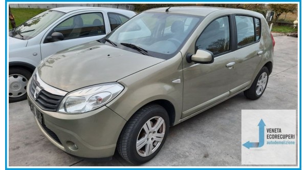 DACIA SANDERO  del 2009 parti usate e ricambi