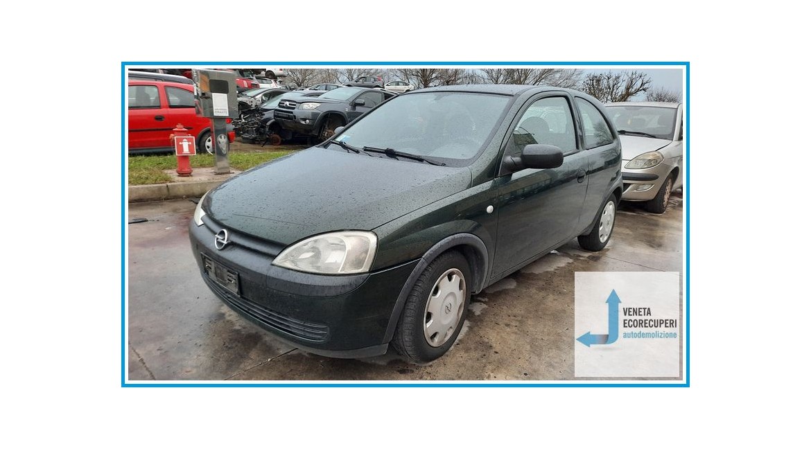 OPEL CORSA X01 del 2002 parti usate e ricambi