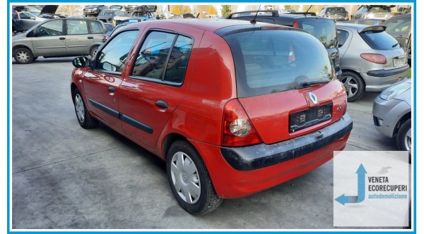RENAULT CLIO 2a Serie  del 2005 parti usate e ricambi - Tipo Motore D7FG7