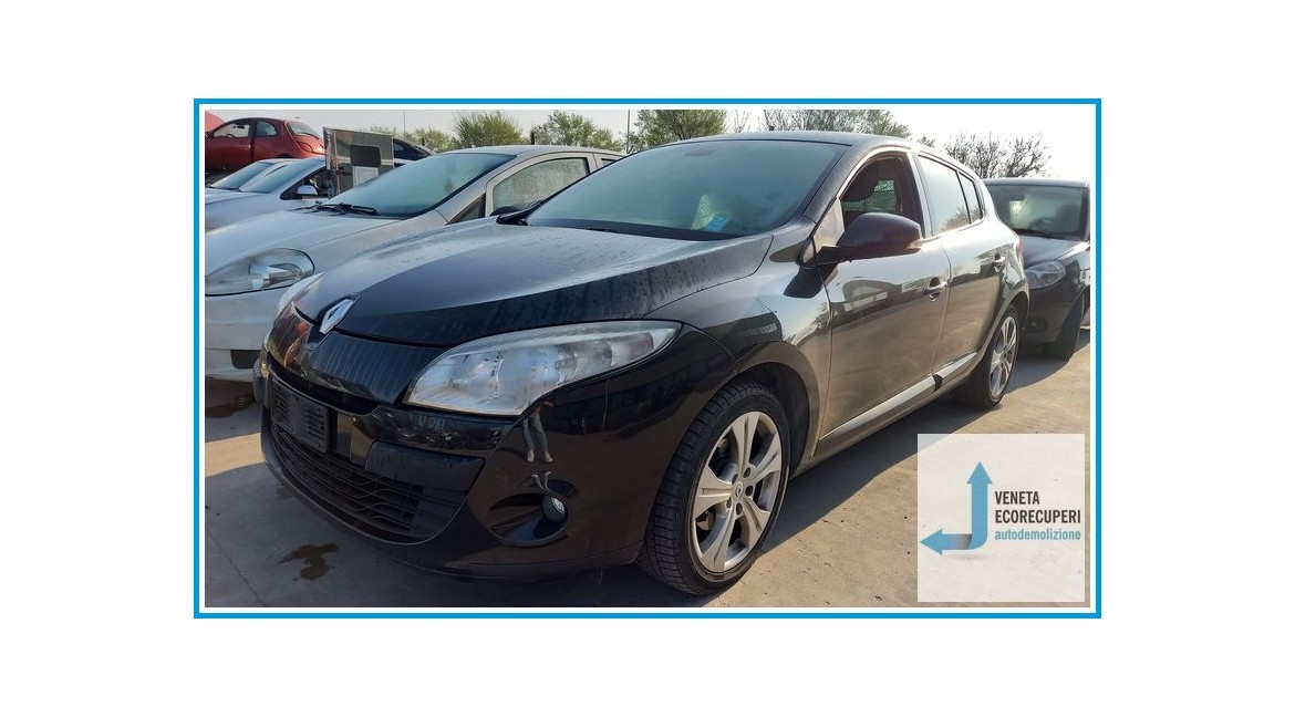 RENAULT MEGANE 3a Serie  del 2009 parti usate e ricambi