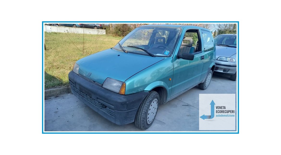 FIAT CINQUECENTO NM del 1995 parti usate e ricambi - Tipo Motore 1170A1046