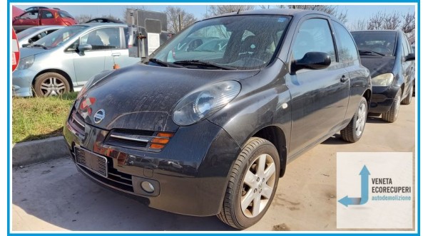 NISSAN MICRA K12E del 2003 parti usate e ricambi - Tipo Motore CR14