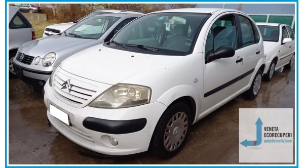 CITROEN C3 1a Serie  del 2002 parti usate e ricambi - Tipo Motore 8HX