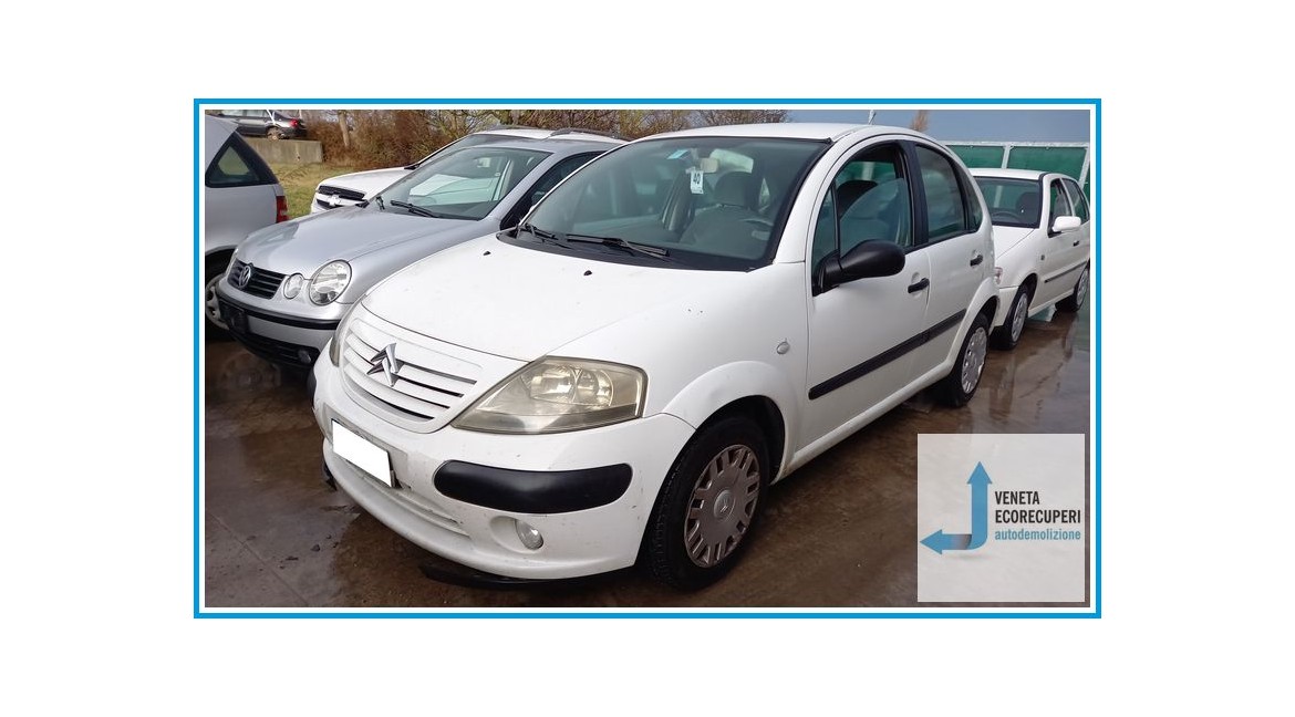 CITROEN C3 1a Serie  del 2002 parti usate e ricambi - Tipo Motore 8HX