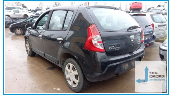 DACIA SANDERO  del 2010 parti usate e ricambi - Tipo Motore K7JA7