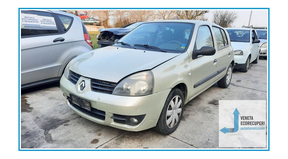 RENAULT CLIO 2a Serie  del 2008 parti usate e ricambi - Tipo Motore D7FH7
