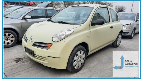 NISSAN MICRA K12E del 2004 parti usate e ricambi - Tipo Motore CR12