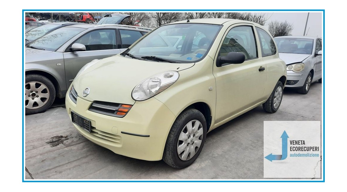 NISSAN MICRA K12E del 2004 parti usate e ricambi - Tipo Motore CR12
